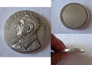MEDAILLE LOUIS GOULHOT SIGNE P. PRADEILHES BRONZE ??ARGENTE - Picture 1 of 1