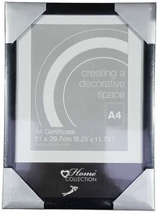 6 X OR 12 X A4 CERTIFICATE PHOTO PICTURE FRAMES FREE STANDING WALL MOUNTABLE - Picture 1 of 9