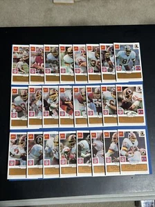 ๐ฅ1986 McDonalds REDSKINS 24 Card Complete Team Set RARE ORANGE ๐NFL ART MONK - Picture 1 of 12