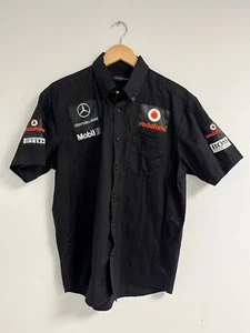 CAMISETA Hombre Vodaphone McLaren Mercedes Race Negra M - Imagen 1 de 14