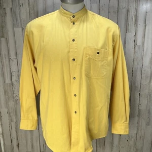 Vaquero Esterlina Western Star Níquel Abotonado Amarillo Sólido Para Hombre Talla L P7 - Imagen 1 de 11