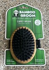 Bamboo Groom Curry Brush (For Pets Of All Sizes)