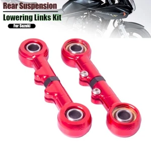 For Suzuki GSF600 BANDIT 600 KATANA GSX750F Rear Lowering Link Kit CNC Aluminum - Picture 1 of 12