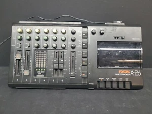 FOSTEX X-26 vintage analog 4 track multitrack cassette tape recorder AS IS - Picture 1 of 14