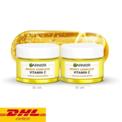 2x Garnier Bright Complete Vitamin C Serum Cream SPF30 PA+++ Brightening 50 ml - Image 1 of 4