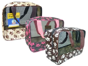 1x Pet Carrier Soft Sided Cat / Dog Puppy Comfort Travel Bag 9" x 8.7" x 4" - Picture 1 of 6