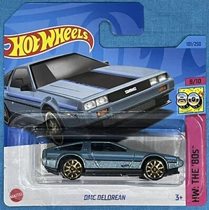 NEW HOT WHEELS 2023 - DMC DELOREN - No. 101/250 - HW: THE 80s - SHORT CARD - Picture 1 of 2