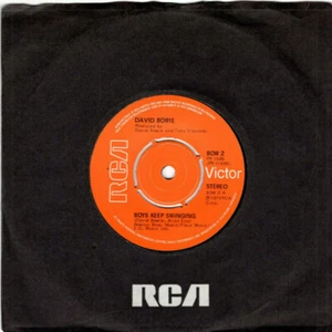 DAVID BOWIE ~ Boys Keep Swinging ~ 1979 UK RCA label 2-track 7" vinyl single  - Picture 1 of 2