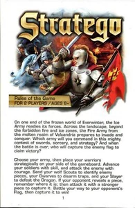 Regole di gioco di ricambio per il gioco da tavolo Stratego Capture the Flag 2008 - Foto 1 di 2