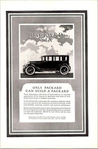PRINT AD 1924 Packard Six Five Passenger Sedan 6.5 x 10 - Picture 1 of 3