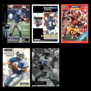 Rodney Peete Lot 5 Football Cards 1994 SkyBox Impact Quarterback Update Lions NM - Picture 1 of 7