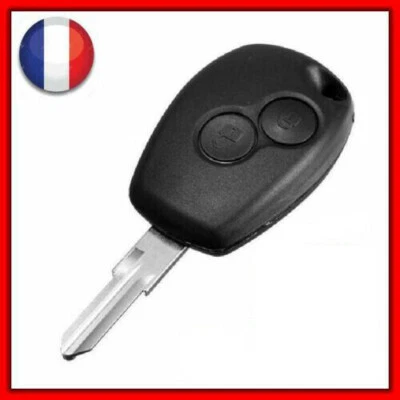 Coque Plip Clé Compatible Renault Kangoo Clio Twingo Modus Wind +Lame
