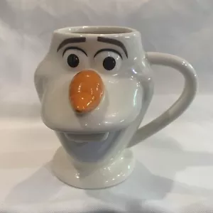 Disney Frozen II Olaf Authentic Mug 3-D Character with orange nose - Picture 1 of 10