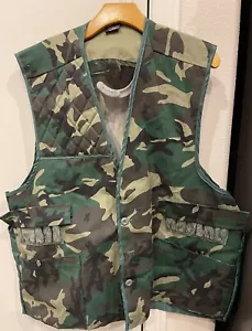 NEW South Bend Maurice Sporting Goods Camo Hunting Shooting Vest Mens XL - Picture 1 of 6