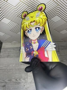 Sailor Moon & Luna 3D Lenticular Motion Auto Aufkleber Decal Peeker - Bild 1 von 3