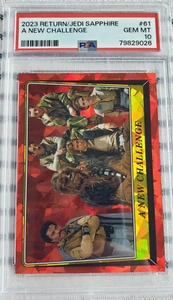 2023 Topps Chrome Sapphire ROTJ 40th A New Challenge PSA 10 Gem Mint #61 - Picture 1 of 2