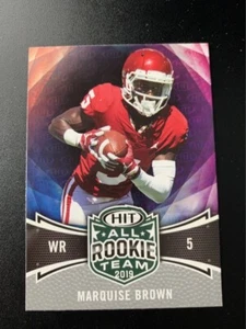 Sage Hit Silver #136 Marquise Brown Art Ravens 2019 - Imagen 1 de 2