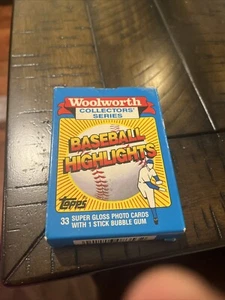 1988 Woolworth Baseball Highlights Collectors Series 33 Super Gloss Photo Cards - Picture 1 of 1
