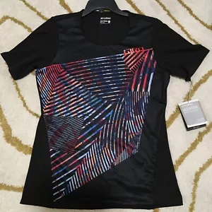 New Women M UPF SPF Giro Jersey Mountain Biking Cycling Black Shirt Performance - Picture 1 of 17