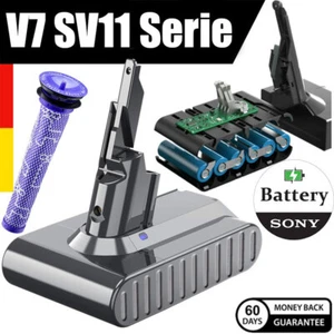 9500mAH Akku für Dyson V7 akku Motorhead Animal Pro Absolute Tier SV11 Batterie - Bild 1 von 11