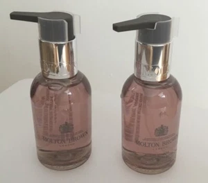 Molton Brown Delicious Rhubarb & Rose Hand Wash 2 X 100ml NEW - Picture 1 of 3