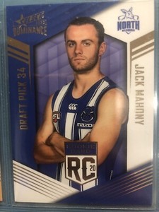 2020 Select Dominance Rookie Card RC34 Jack Mahoney Kangaroos 141/295