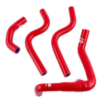 Silicone Radiator Hose Kit for 2000-2010 Husqvarna WR250 WR300 WR360 Red Tube Foto 1 de 4