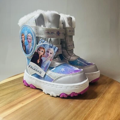 Disney Frozen 2 Anna Elsa Invierno Botas de Nieve Niñas Pequeñas Talla 6 Foto 1 de 4