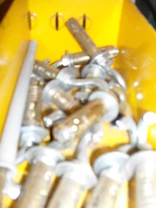 Eye bolt shield anchor drill size14mm.Bolt diameter8mm - Picture 1 of 1