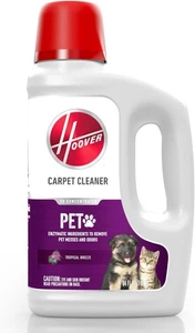 Hoover Pet Carpet Cleaner Solution 128 oz., Tropical Breeze Scent, Deep Cleaning - Picture 1 of 6