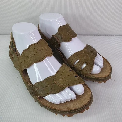 Женские крестьянские сандалии каки El Naturalista размер 38 богемное дерево - Изображение 1 из 4