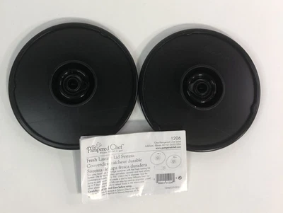 Lote de 2 tapas de repuesto Pampered Chef frescas duraderas solo #1206 Foto 1 de 4