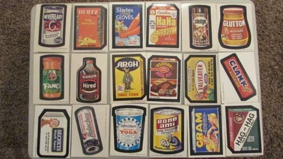 1970'S 18 VINTAGE WACKY PACK PACKAGES - Image 1 of 4