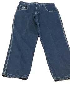 Vintage Y2K FUBU HIP HOP Wide Denum Herren Jeans 38X34 Big&TALL - Bild 1 von 9