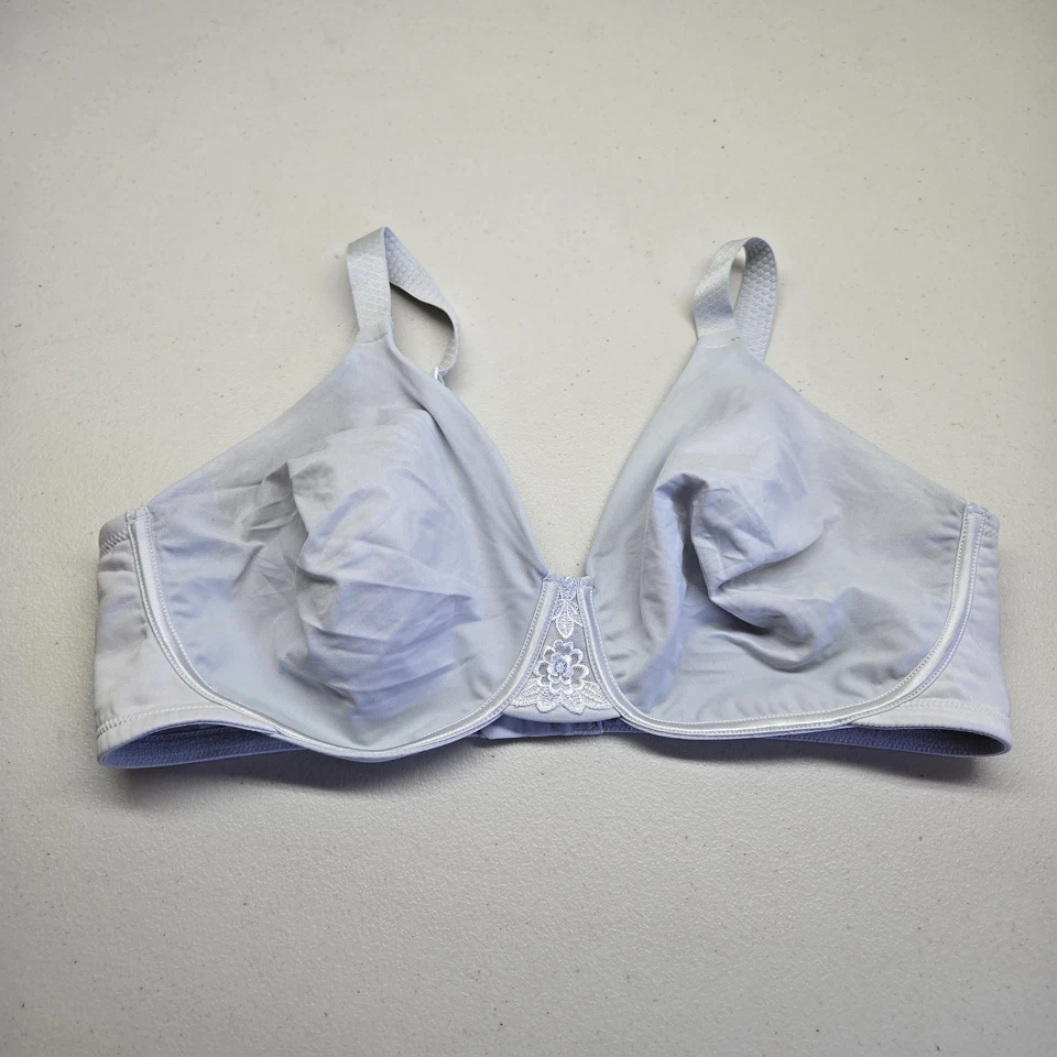 Sujetador Vanity Fair para mujer 42DD azul 76080 minimizador inalámbrico encaje ajustable LEER Foto 1 de 4