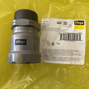 (NEW) Viega 25121 1-1/2" MegaPressG Male Adapter - Picture 1 of 4