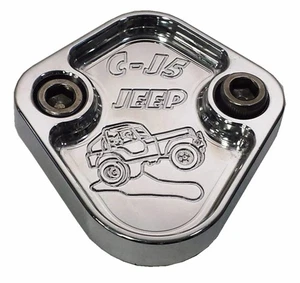 Fuel Pump Block Off Plate Fits Jeep CJ5 CJ7 AMC 258 CNC Aluminum USA F111 - Picture 1 of 4
