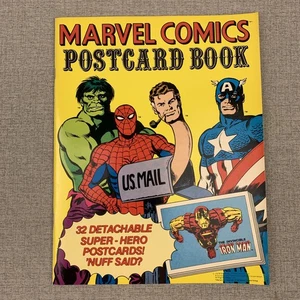 Libro de postales Marvel Comics 1978 con 32 tarjetas desmontables casi nuevo+ - Imagen 1 de 4
