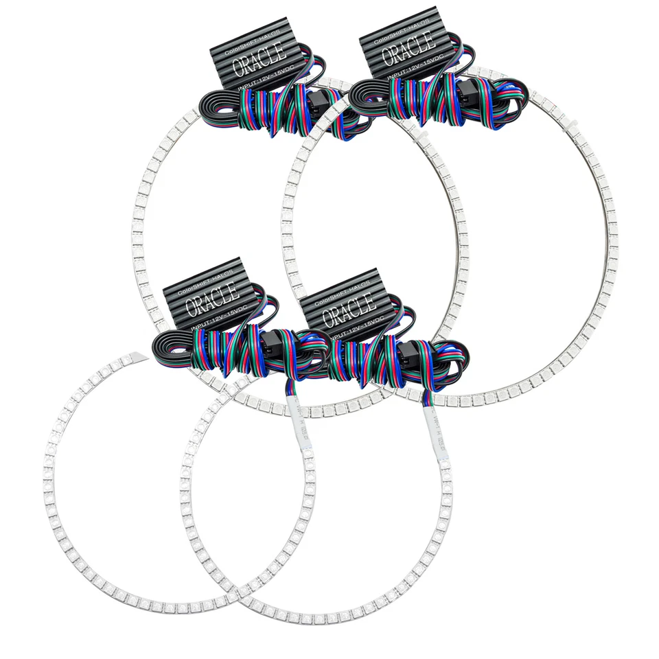 Oracle 08-10 Fits Jeep Grand Cherokee LED Headlight Halo Kit With No Controller - Image 1 of 1