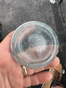 Scarce If Not Rare ABGA Mason Perfect Jar Aqua Glass Insert. - Picture 1 of 2