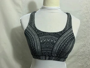 Sujetador Lululemon Energy Nulux Entrelazado Gris Hielo Negro Talla 6 - Imagen 1 de 5