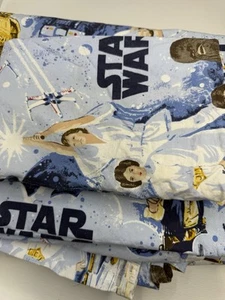 PIUMINO DOPPIO POTTERY BARN KIDS STARWARS, lenzuolo piatto, astuccio. Star Wars Una Nuova Speranza - Foto 1 di 10