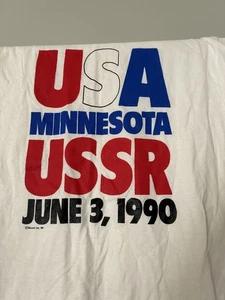 USA Minnesota UdSSR 3. Juni 1990 T-Shirt - Bild 1 von 4