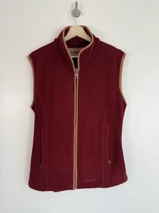 Schoffel Gilet Fleece Size UK 12 Red Lyndon Polartec Country Vest Farm Equine - Picture 1 of 9