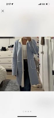 Casaco Teddy Sherpa da Anne Klein - Tamanho pequeno - Imagem 1 de 3