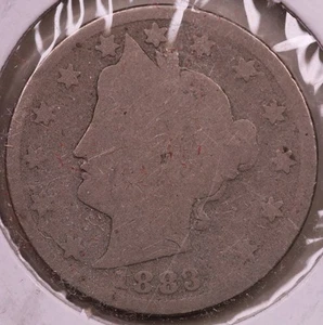 1883 V-Nickel mit Cent AG ***SELTEN MIT CENT SORTE*** - Bild 1 von 2