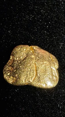 Pepita de oro 🪙 California Placer Gold 🪙 Pepita de oro amarillo de belleza natural 🪙 Foto 1 de 4