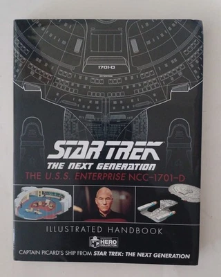 Star Trek TNG USS Enterprise NCC-1701-D Illustrated Handbook HCDJ Hero Collector - Image 1 of 3