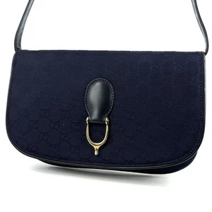 GUCCI Nice GG Pattern Shoulder Bag Clutch Bag Canvas 0230 - Picture 1 of 11