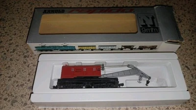 NEW IN BOX (N-Guage) Arnold Rapido 0471 - Union Pacific 200 Ton Wrecking Crane  - Image 1 of 4